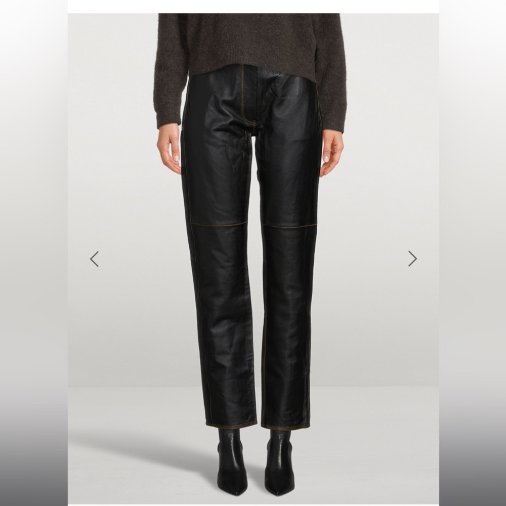 SAMSØE SAMSØE
Susanna Leather Trousers